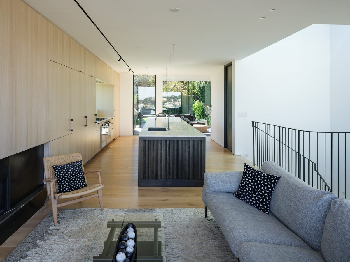 Living and dining across the main floor